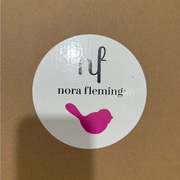 Nora Fleming Pinstripes round platter - Picture 3 of 5